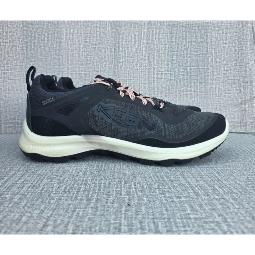 Keen Shoes Womens Size 9 Black Mesh Waterproof Trail Hiking Sneakers 1026882